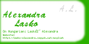 alexandra lasko business card